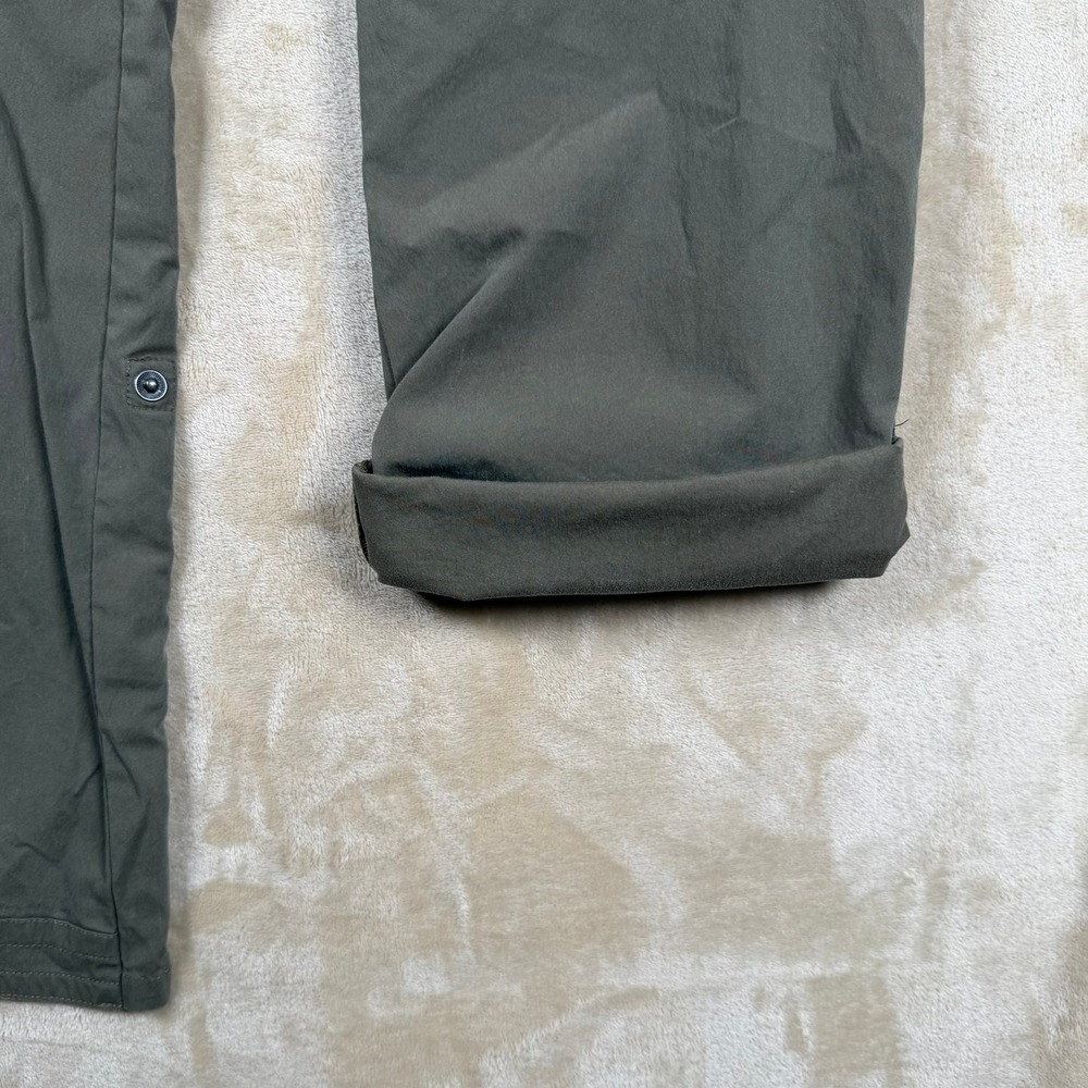 Kuhl Womens Cargo Pants Olive Green Roll Up Hiking Outdoor Utility Size 8R - Picture 8 of 11